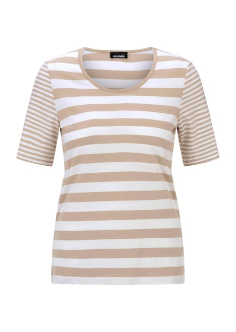 Streifenshirt aus softer Baumwollmischung