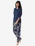 Schiesser Damen Schlafanzug Comfort Essentials admiral