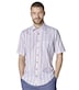 Leinenhemd kurzarm gestreift Casual Fit