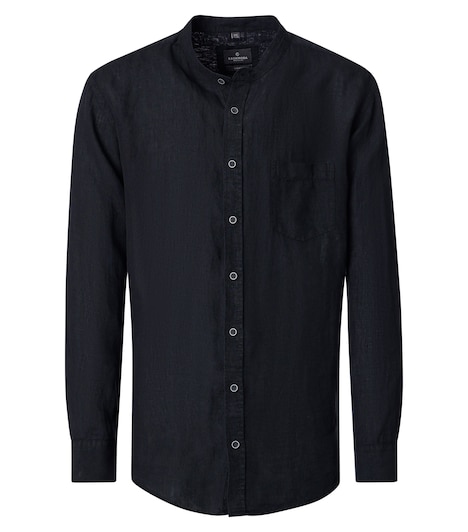 Leinenhemd uni Casual Fit