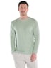 Herren Pullover Rundhals , Hellgruen