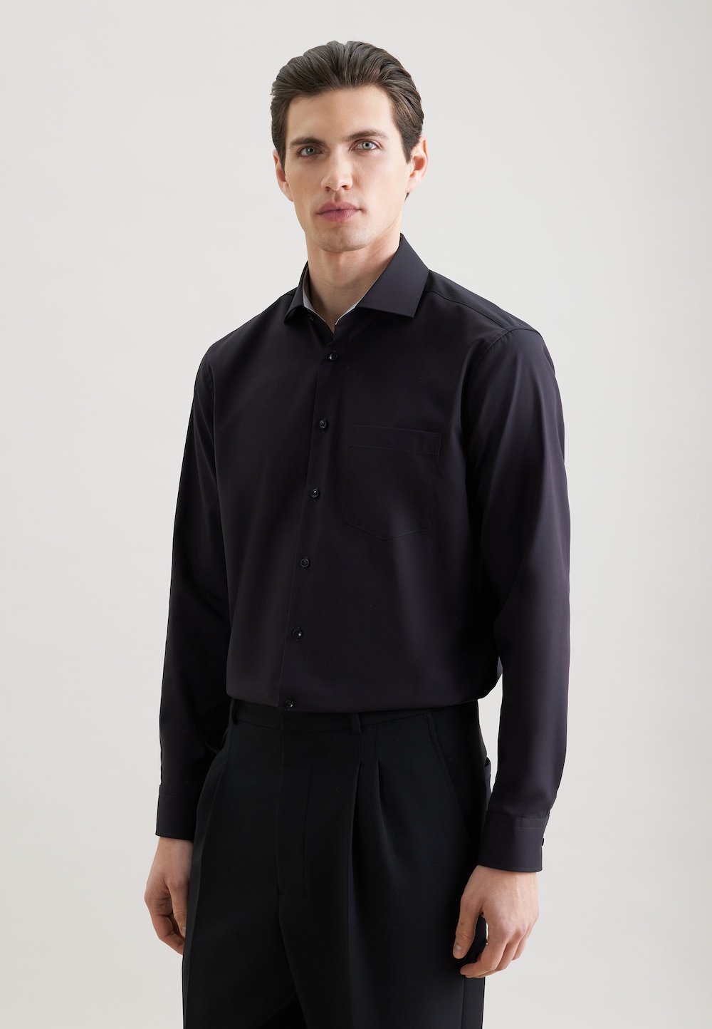 Herren Business Hemd - Uni