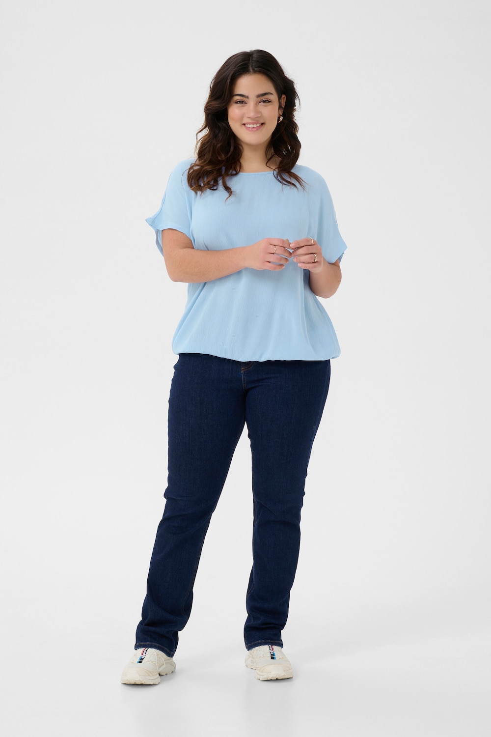 Kurzarm-Bluse Loose fit