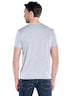 Herren T-Shirt uni , Silbergrau