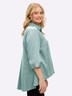 Bluse 3/4-Arm Uni Hemdkragen