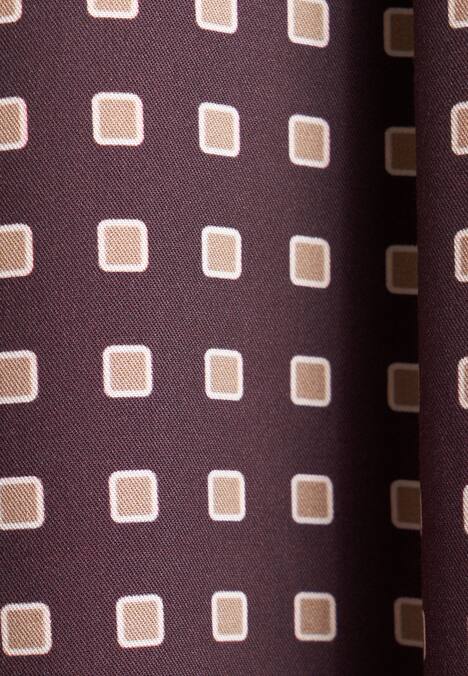 Damen Ausgestellte Bluse - Geometrische Muster