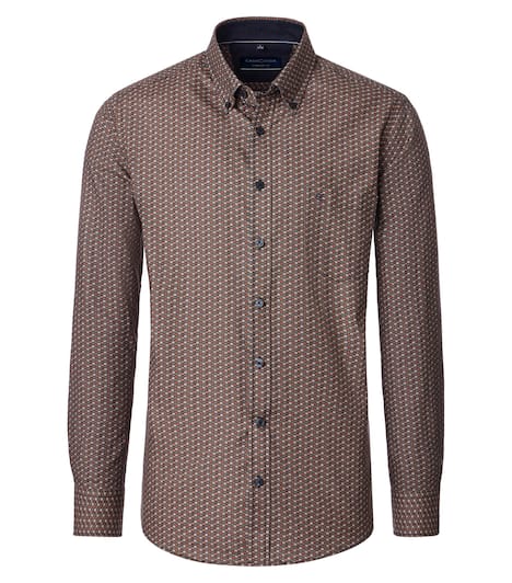 Freizeithemd Print Comfort Fit