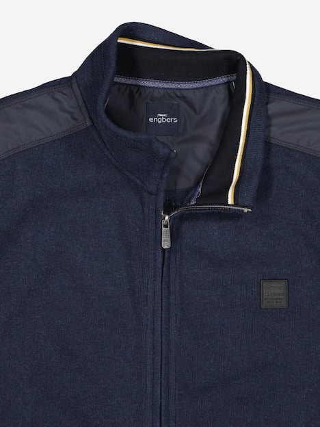 engbers Herren Sweatjacke regular , Saphirblau