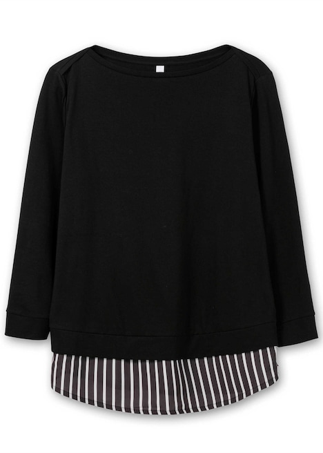 2-in-1-Shirt Langarm Uni