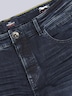Herren Jeans regular , Saphirblau
