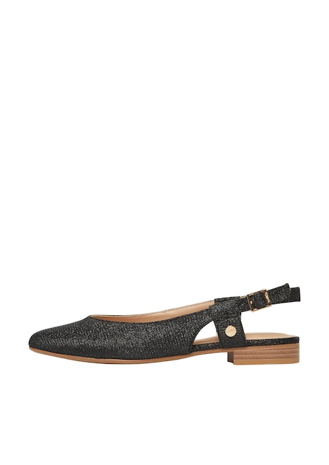Slingback-Ballerinas mit Dornschließe