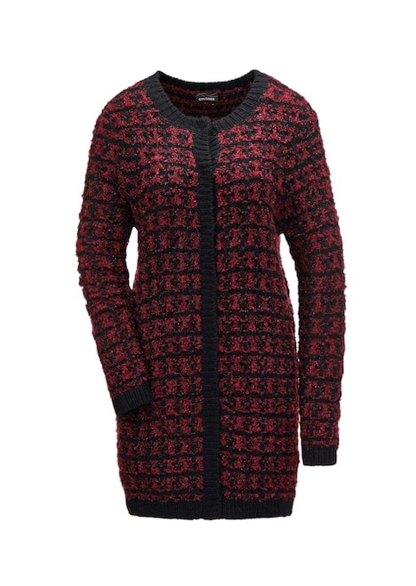 GOLDNER Tricot cardigan Chique tricot cardigan met glansgaren
