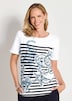 Jerseyshirt mit maritimen Print
