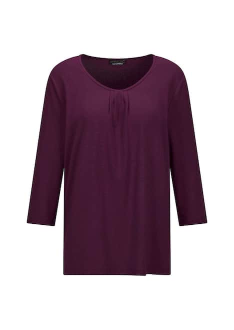 GOLDNER Shirt Elegant shirt van viscose-jersey