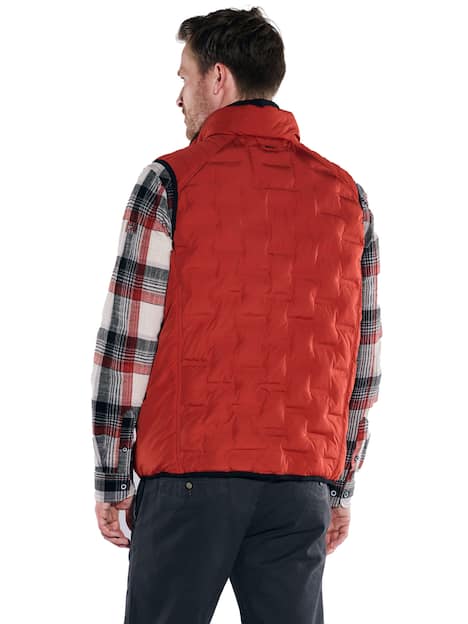 engbers Herren Weste , Feuerrot