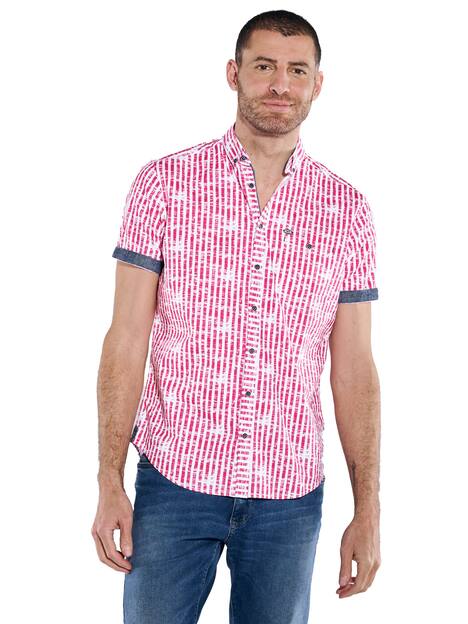 Kurzarm-Hemd gestreift