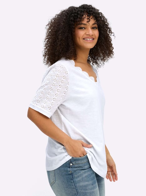 Shirt Kurzarm Ohne Kragen