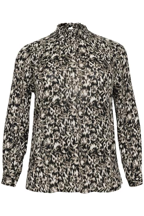 Langarm-Bluse Regular fit