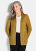 Offener Cardigan mit Taschen, Glanz