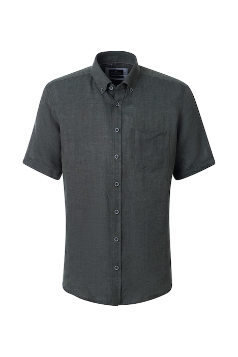 Leinenhemd Kurzarm uni Casual Fit