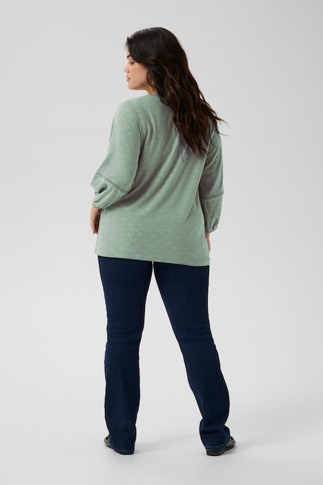 Langarm-Bluse Regular fit