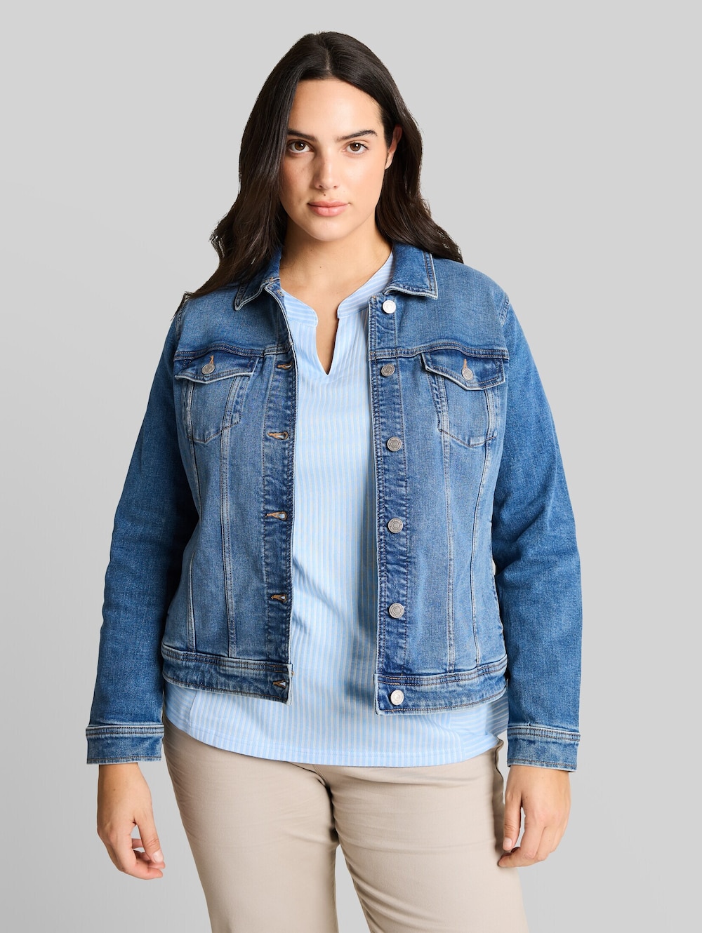 Jeansjacke mit Bio-Baumwolle