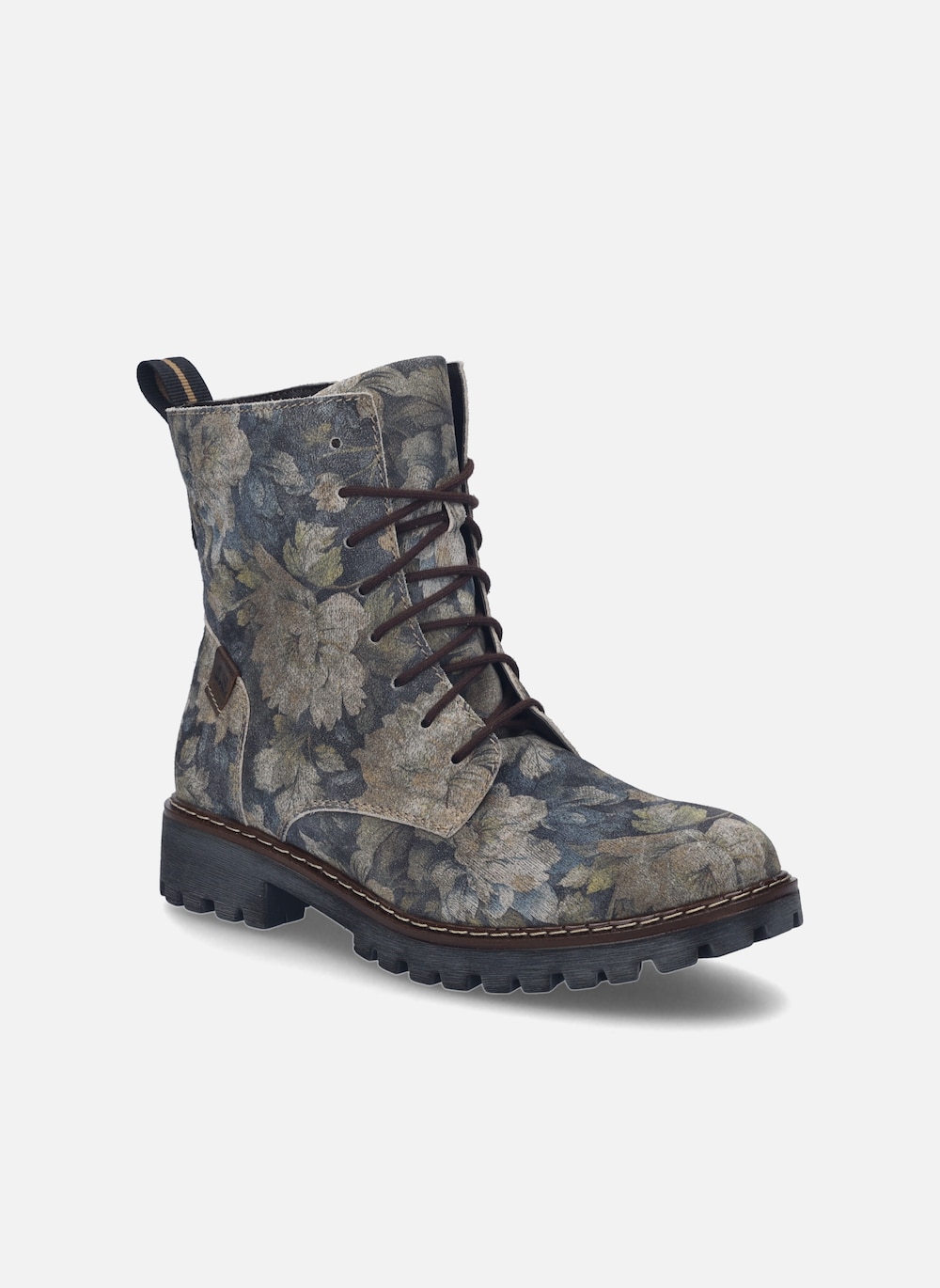 Damen Stiefelette Melinda 02, blau-multi