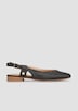 Slingback-Ballerinas mit Dornschließe