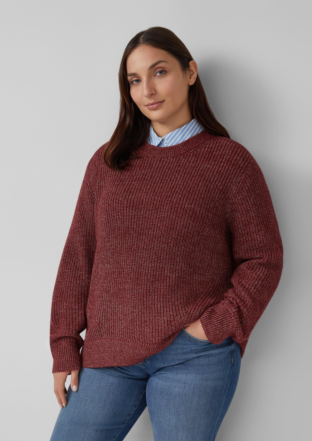 Strickpullover aus Wollmix