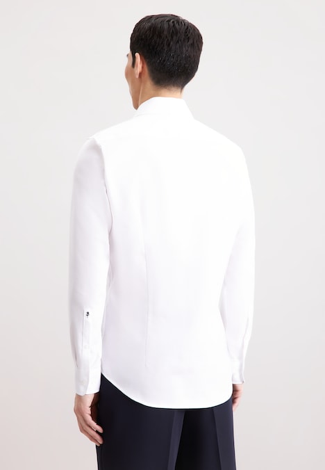 Herren Business Hemd - Fischgrat