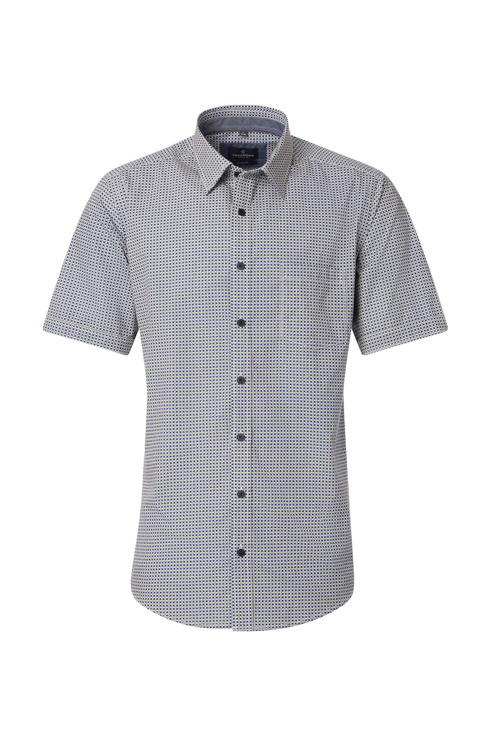 Freizeithemd Kurzarm Print Comfort Fit