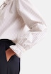 Damen Ausgestellte Bluse - Gestreift