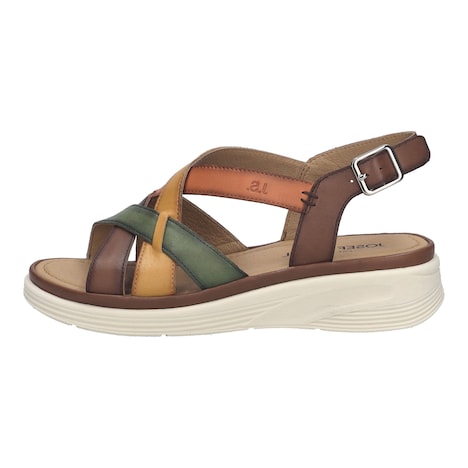 Damen Sandale Sevran 07, grün-multi