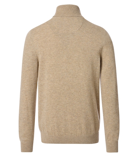 Rollkragenpullover uni