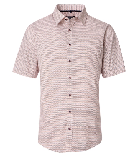 CASAMODA Freizeithemd Kurzarm Print Casual Fit