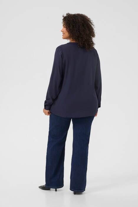 Langarm-Bluse Regular fit