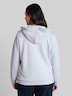 Hoodie Sweatjacke aus Scuba