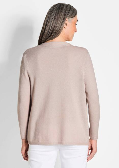 GOLDNER Lang tricot jasje van kasjmier Lang tricot jasje van kasjmier