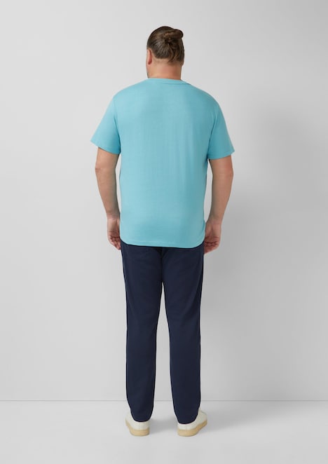 T-Shirt aus Heavy Jersey im Modern Fit mit College-Artwork
