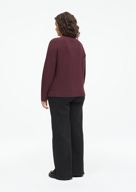 Bouclé-Strickpullover