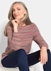 Baumwoll-Pullover in Multicolor