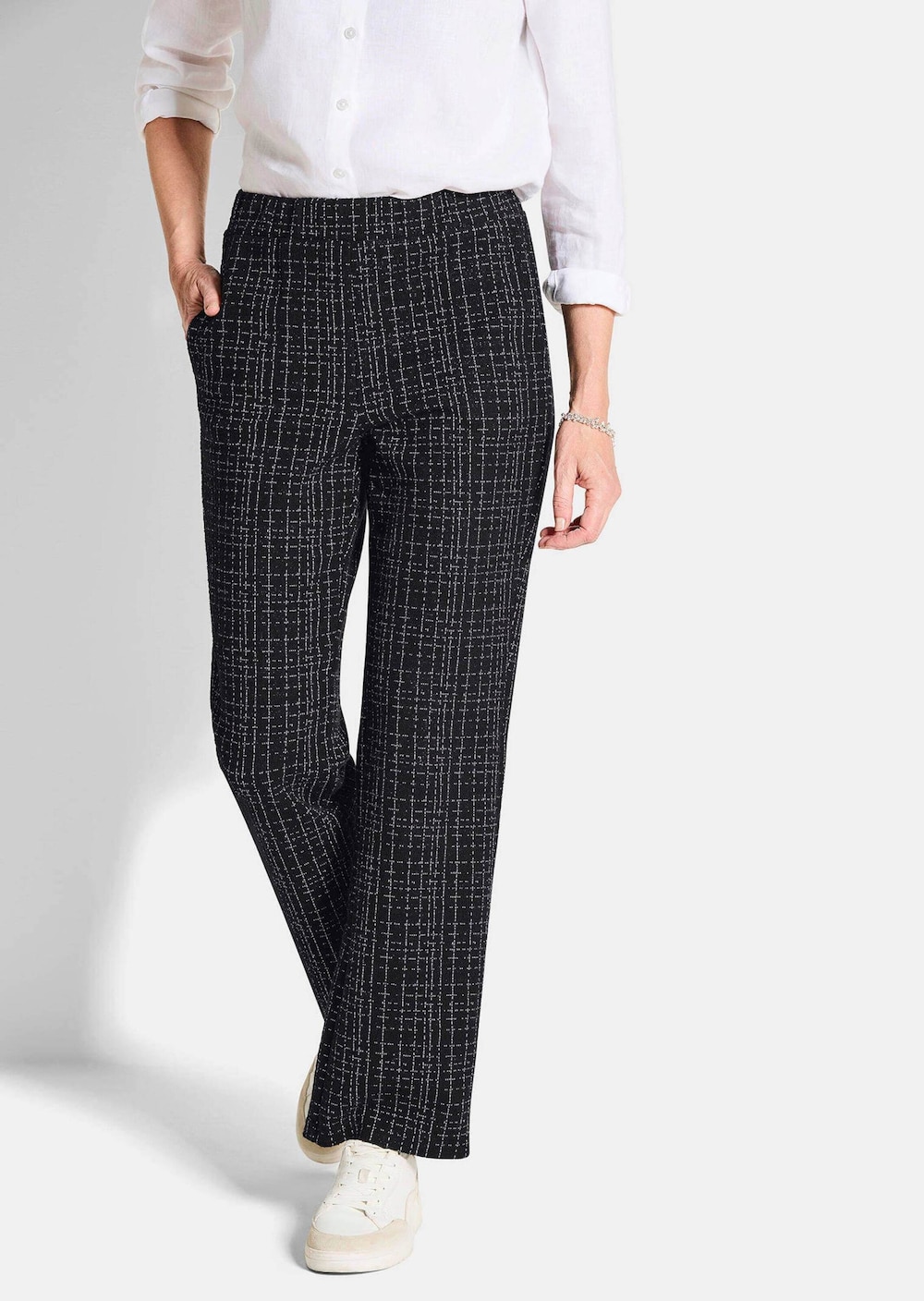 Elegante Businesshose VERA in Tweed