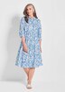GOLDNER Jurk met print Gedessineerde jurk in overhemdmodel