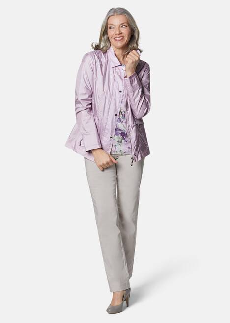 GOLDNER Jas Licht jasje met een chique glans