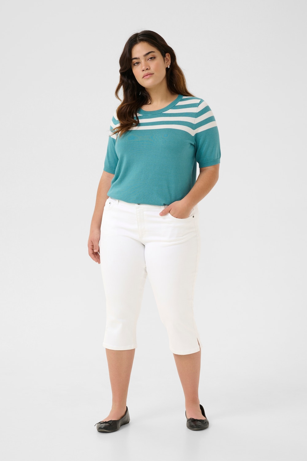 Denim Caprihose Regular fit