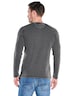 Herren Henley Shirt , Anthrazit