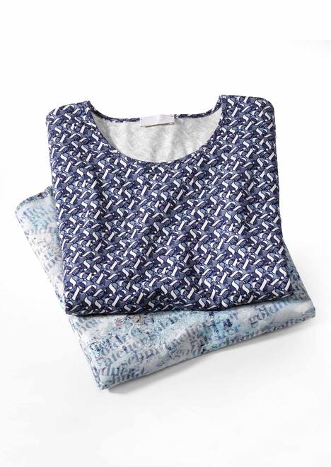GOLDNER Twee shirts Twee shirts met hoogwaardige print