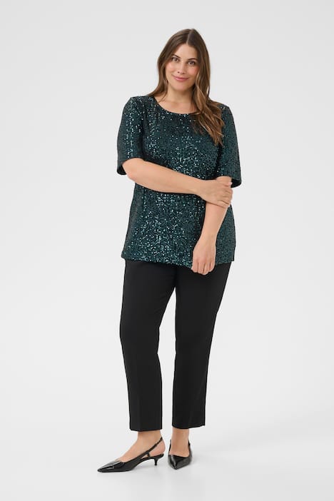 Kurzarm-Bluse Regular fit