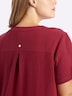 Kleid Kurzarm Ohne Kragen