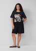 Shorts aus Leinen-Viskose-Mix